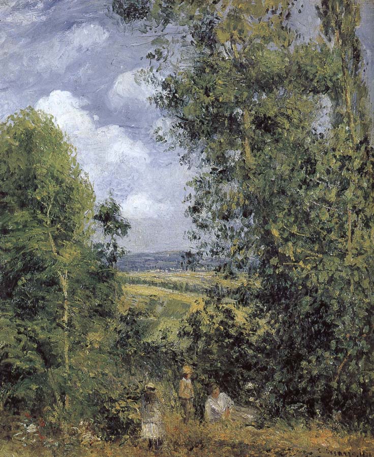 Camille Pissarro forest